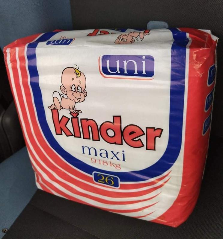 Kinder Plastic Disposable Nappies - No4 - Maxi - 9-18kg - 20-40lbs - 26pcs - 1
