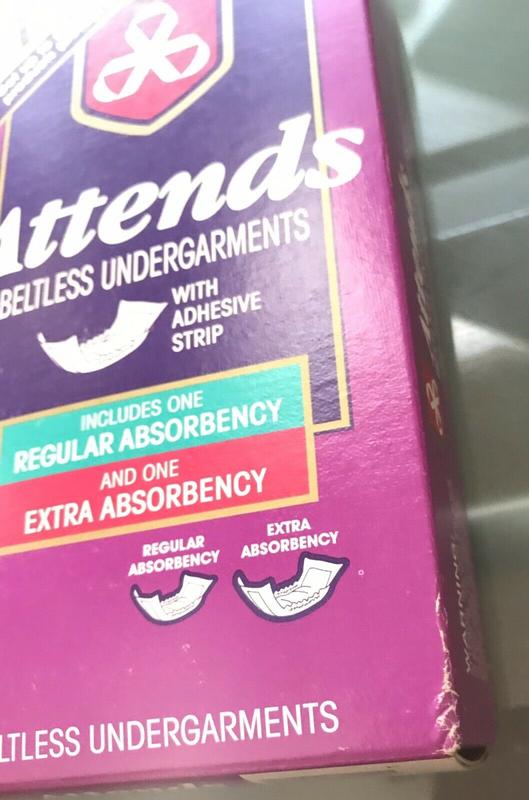 Attends Beltless Undergarments - Trial Pack - Regular & Super Absorbency - 2pcs - 4
