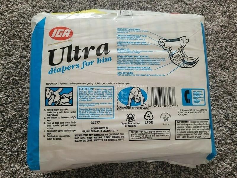 IGA Diapers for Him - No6 - Large - fits babies from 22 to 35lbs - 20pcs - 2
