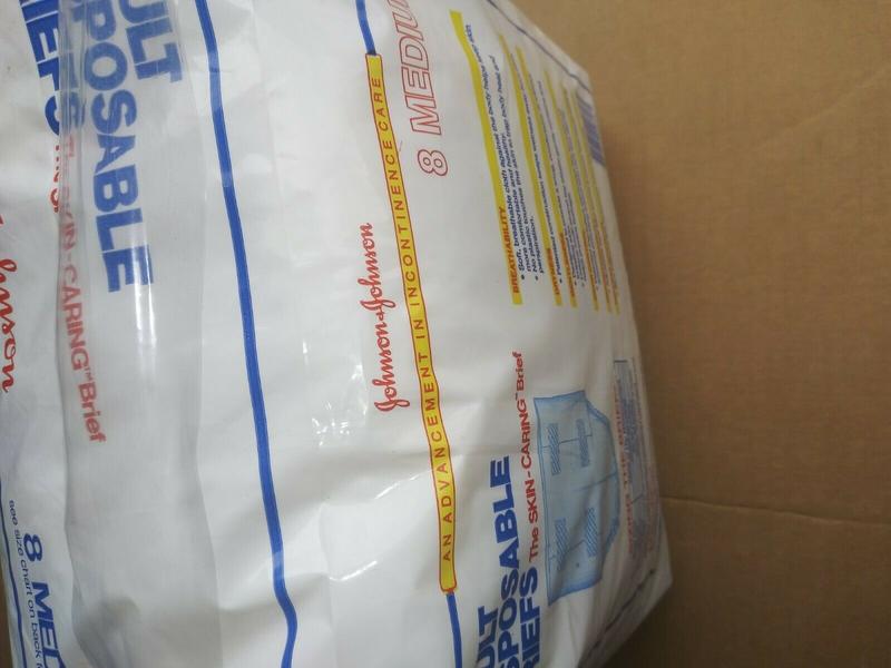 Johnson & Johnson Adult Disposable Skin-Care Briefs - No2 - M - 8pcs - 2

