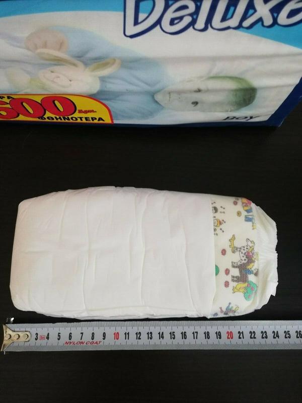 Baby Care Deluxe Junior XL Plastic Diaper for Boys 14 - 25kg - 32-55lbs - 26pcs - 6

