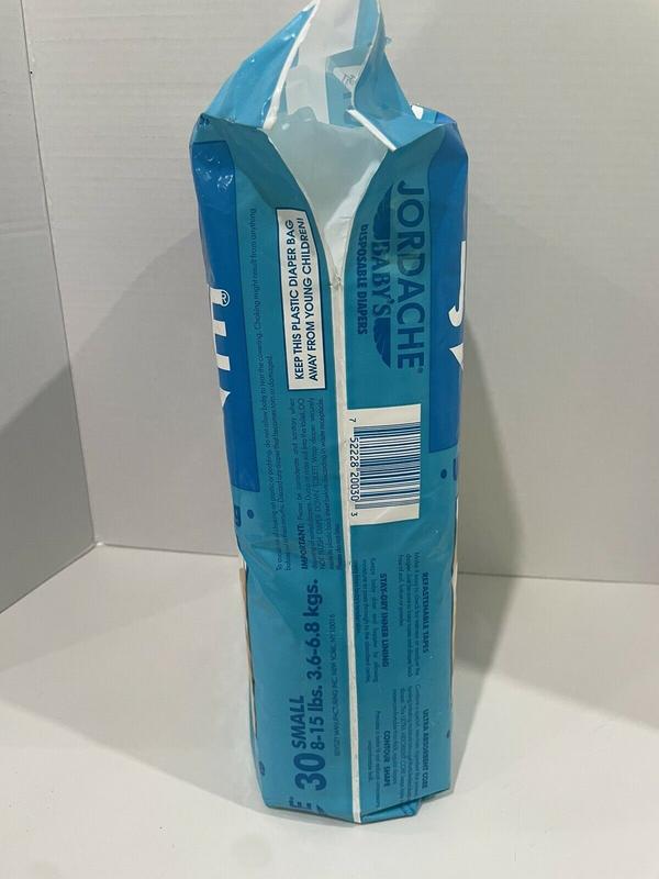 Jordache Baby's Plastic Disposable Nappies - No2 - Small - 3-6kg - 8-15lbs - 30pcs - 9
