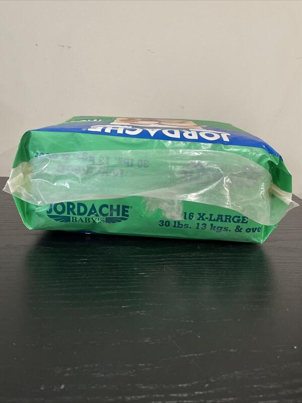 Jordache Baby's Plastic Disposable Nappies - No6 - Extra Large - fits babies from 14kg and over - 30lbs and more - 16pcs - 56
