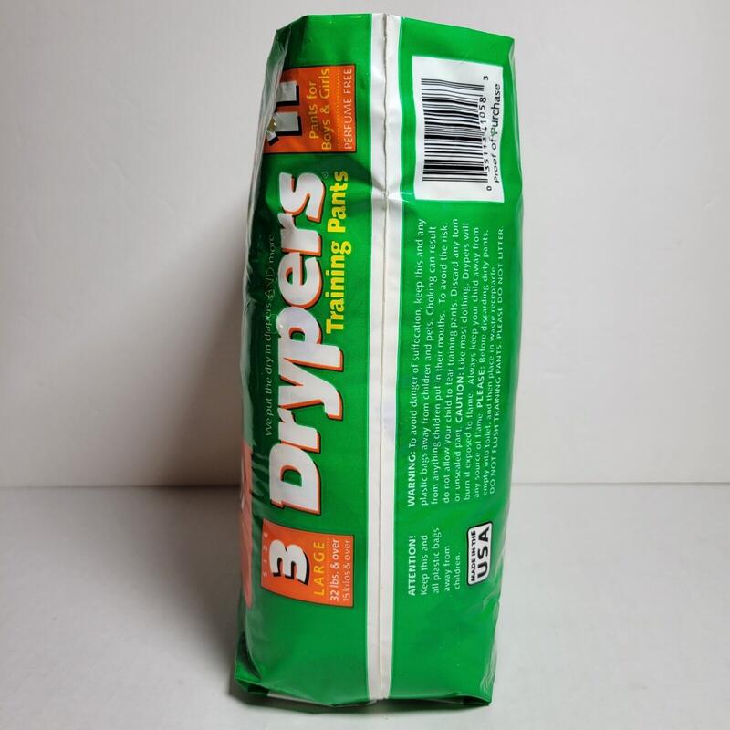 Drypers Disposable Training Pants w/ Baking Soda - Unisex - No3 - L - for boys and girls from 15kg (32lbs) and over - 11pcs - 7

