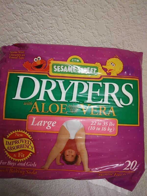 Drypers Aloe Vera - No4 - Large - 10-16kg - 22-35lbs - 20pcs - 8
