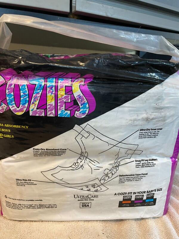 Cozies Disposable Plastic Nappies - Unisex - No6 - Large - 22-34lbs - 30pcs - 5
