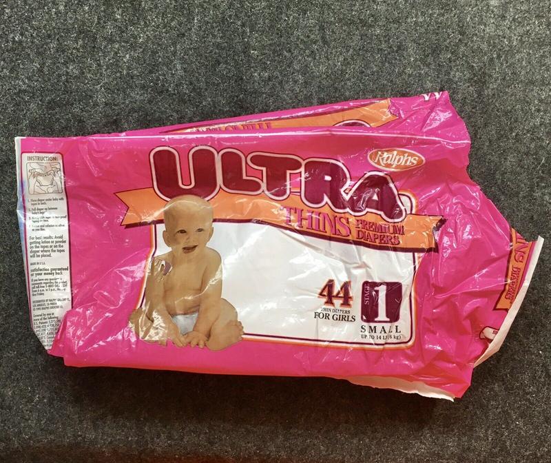 Ralph's Ultra Thins Cloth-Backed Disposable Nappies for Girls - Stage 1 - S - 44pcs - 2
