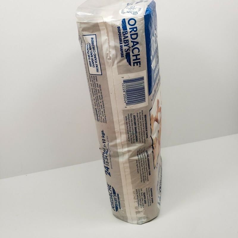 Jordache Baby's Plastic Disposable Nappies - No3 - Medium - 5-10kg - 12-24lbs - 24pcs - 3
