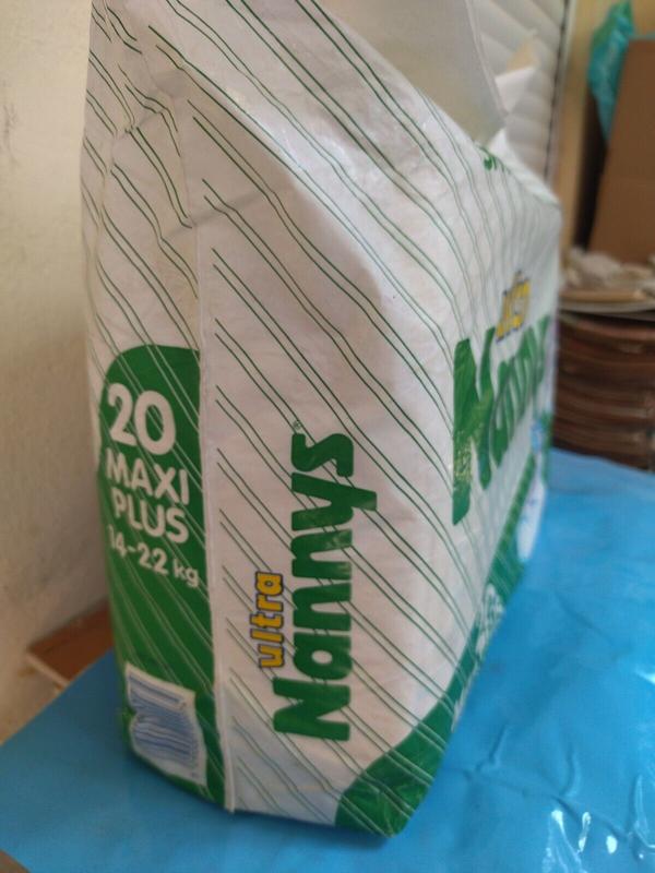 Ultra Nannys Plastic Baby Disposable Diapers - Maxi Plus - 14-22kg - 31-48lbs - 20pcs - 3
