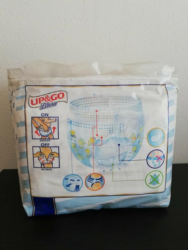 Libero Peaudouce Up & Go Disposable Pull-Up Pants for Boys - No5 - Extra Large - 15-25kg - 33-55lbs - 22pcs - 3

