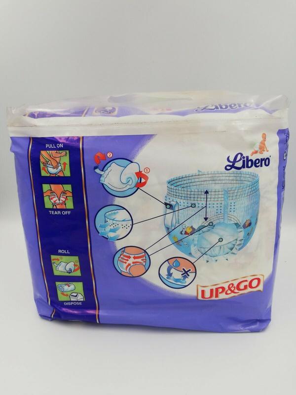Libero Peaudouce Up & Go Disposable Pull-Up Pants for Boys - No5 - Extra Large - 13-22kg - 28-48lbs - 22pcs - 3
