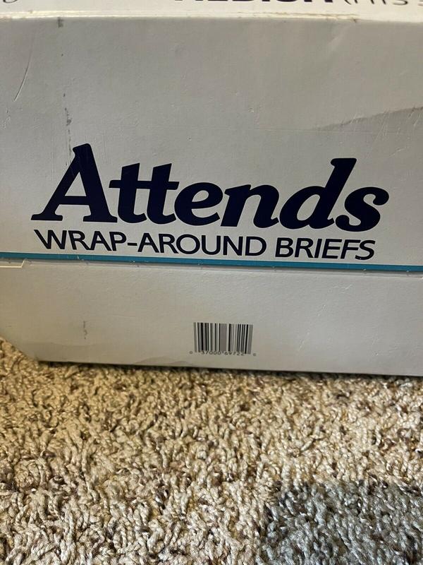 Ultra Attends Plus Wrap-Around Disposable Briefs - Maximum Absorbency - Medium (fits 32'' to 44'' hips) - 10pcs - 90
