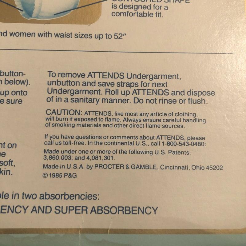 Attends Belted Disposable Undergarments - Regular Absorbency - 10pcs - 4
