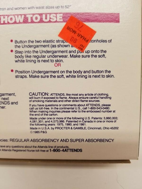 Attends Belted Disposable Undergarments - Regular Absorbency - Trial Size - 2pcs - 8
