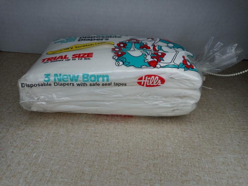Hills Disposable Nappies - Newborn - Trial Pack (for babies up to 12lbs) - 3pcs - 8
