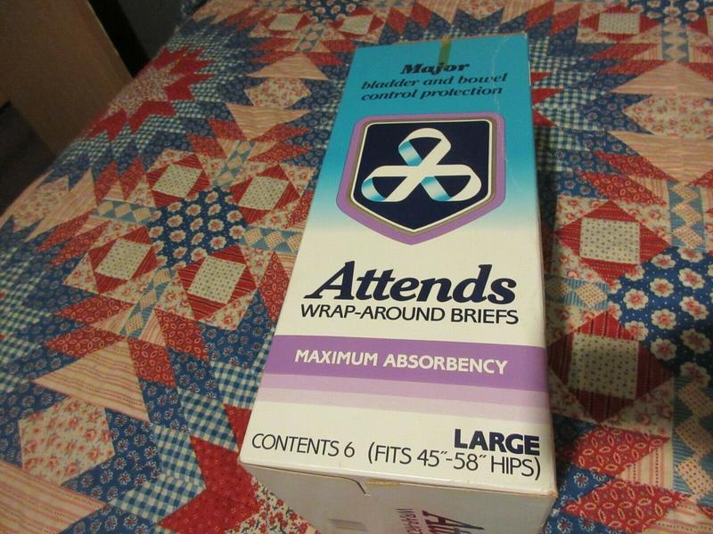 Ultra Attends Plus Wrap-Around Disposable Briefs - Maximum Absorbency - Large (fits 45'' to 58'' hips) - 10pcs - 13
