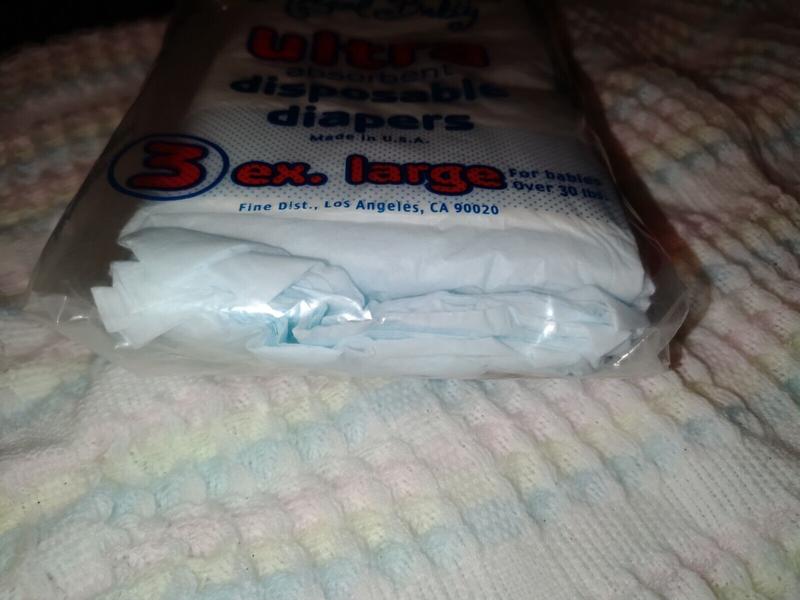 Angel Baby Ultra Absorbent Disposable Diapers - No6 - XL (for babies over 30lbs) - 3pcs - 3

