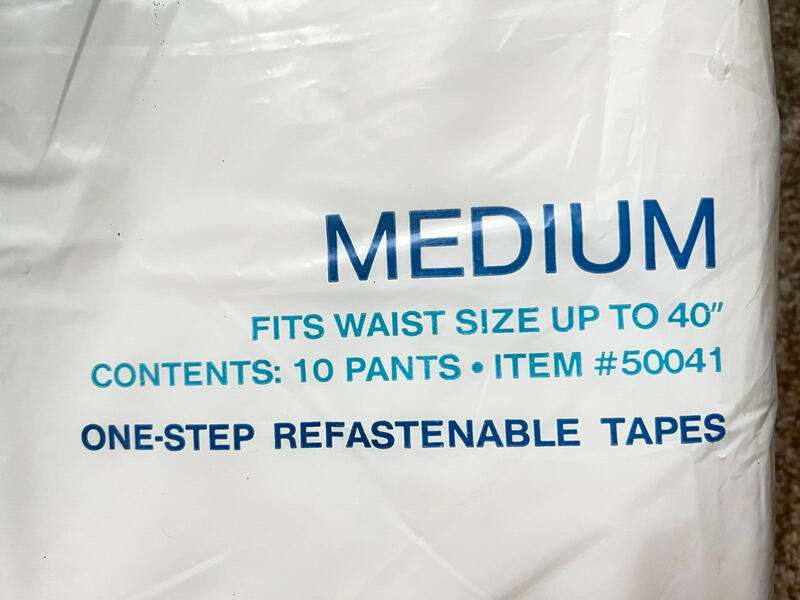 Ambeze Adult Incontinence Pants - No2 - M - (fits waist size up to 40') - 10pcs - 2
