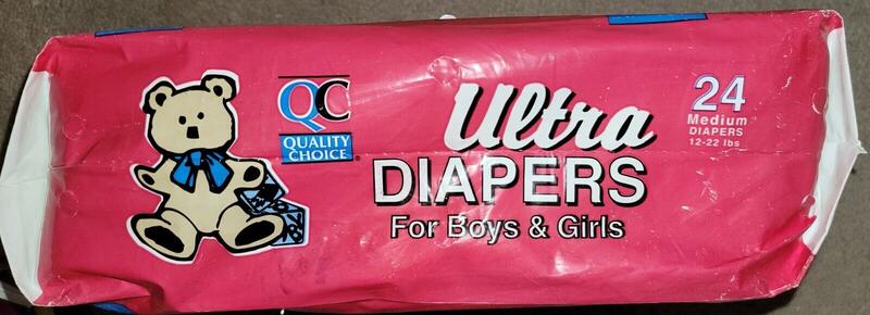 Quality Choice Ultra Disposable Nappies - No3 - Midi - 12-22lbs - 24pcs - 18
