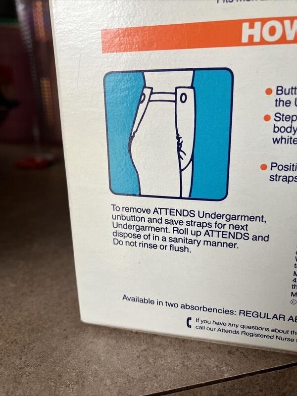 Attends Belted Disposable Undergarments - Super Absorbency - Trial Size - 2pcs - 12
