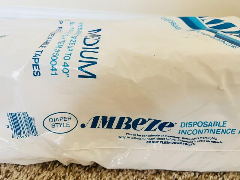 Ambeze Adult Incontinence Pants - No2 - M - (fits waist size up to 40') - 10pcs - 10
