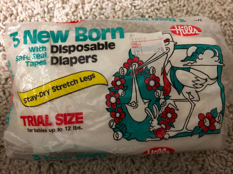 Hills Disposable Nappies - Newborn - Trial Pack (for babies up to 12lbs) - 3pcs - 4
