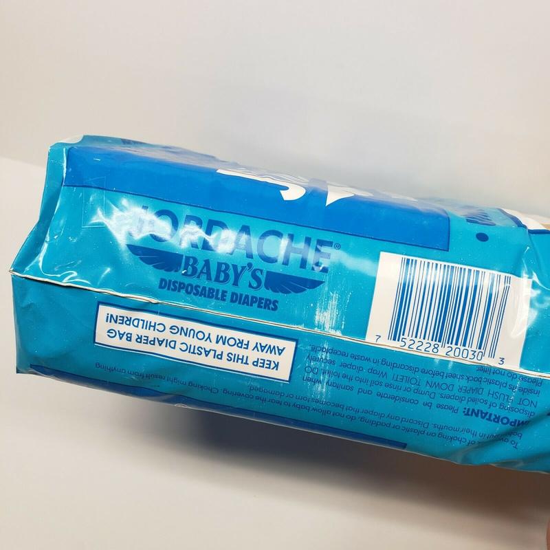 Jordache Baby's Plastic Disposable Nappies - No2 - Small - 3-6kg - 8-15lbs - 30pcs - 4

