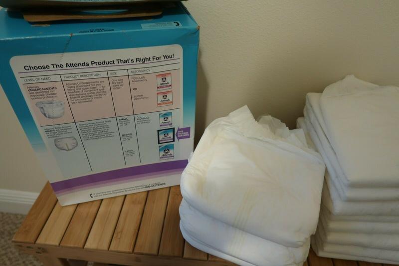 Ultra Attends Plus Wrap-Around Disposable Briefs - Maximum Absorbency - Medium (fits 32'' to 44'' hips) - 8pcs - 28
