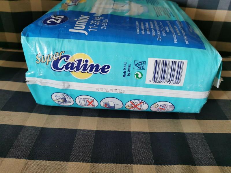 Super Caline Plastic Backed Disposable Nappies - No5 - Junior - 11-26kg - 24-55lbs - 26pcs - 5
