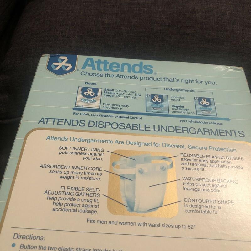 Attends Belted Disposable Undergarments - Regular Absorbency - 10pcs - 5

