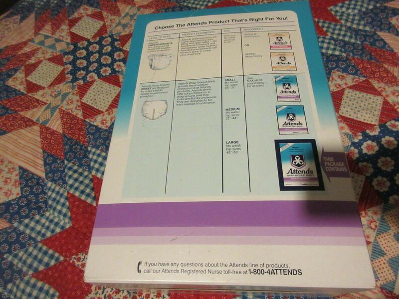 Ultra Attends Plus Wrap-Around Disposable Briefs - Maximum Absorbency - Large (fits 45'' to 58'' hips) - 10pcs - 14
