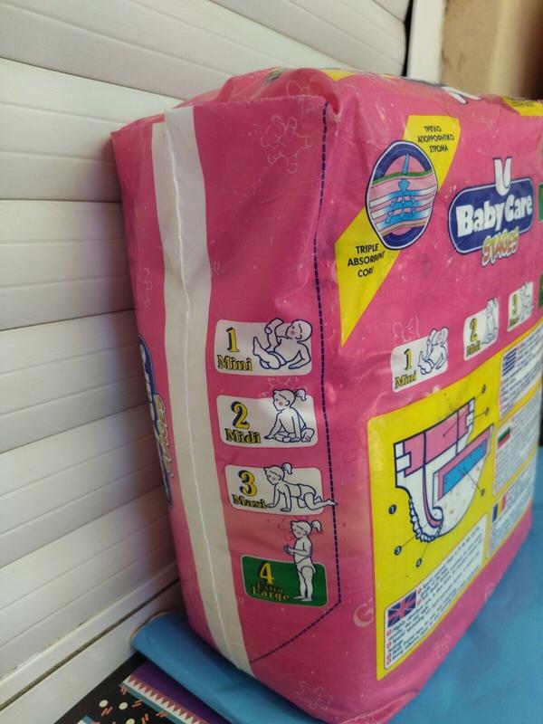 Babycare Stages Disposable Nappies (Girls) - No4 - Extra Large - 14-25kg - 12pcs - 5
