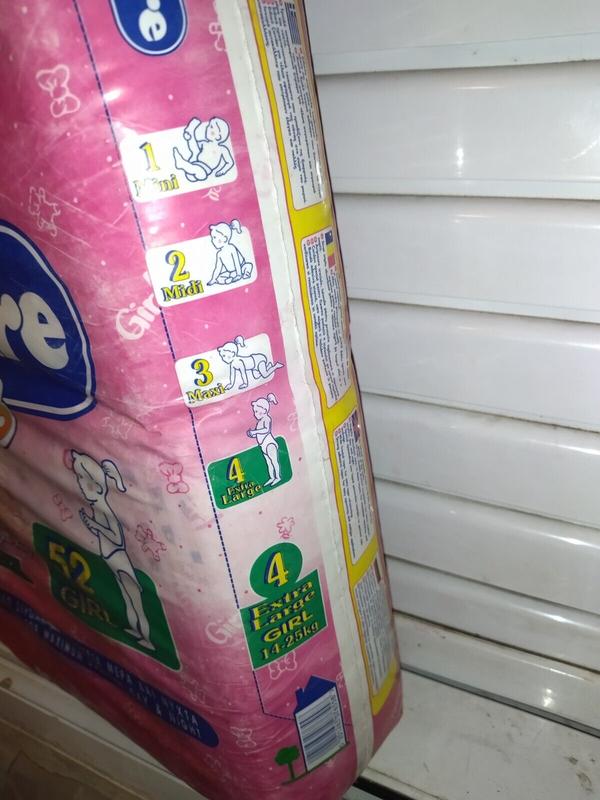 Babycare Stages Disposable Nappies (Girls) - No4 - Extra Large - 14-25kg - 52pcs - 5
