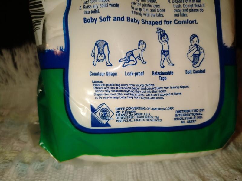 Dandy Plastic Backed Disposable Nappies - Unisex - No4 - Large - 10-16kg - 22-35lbs - 4pcs - 2
