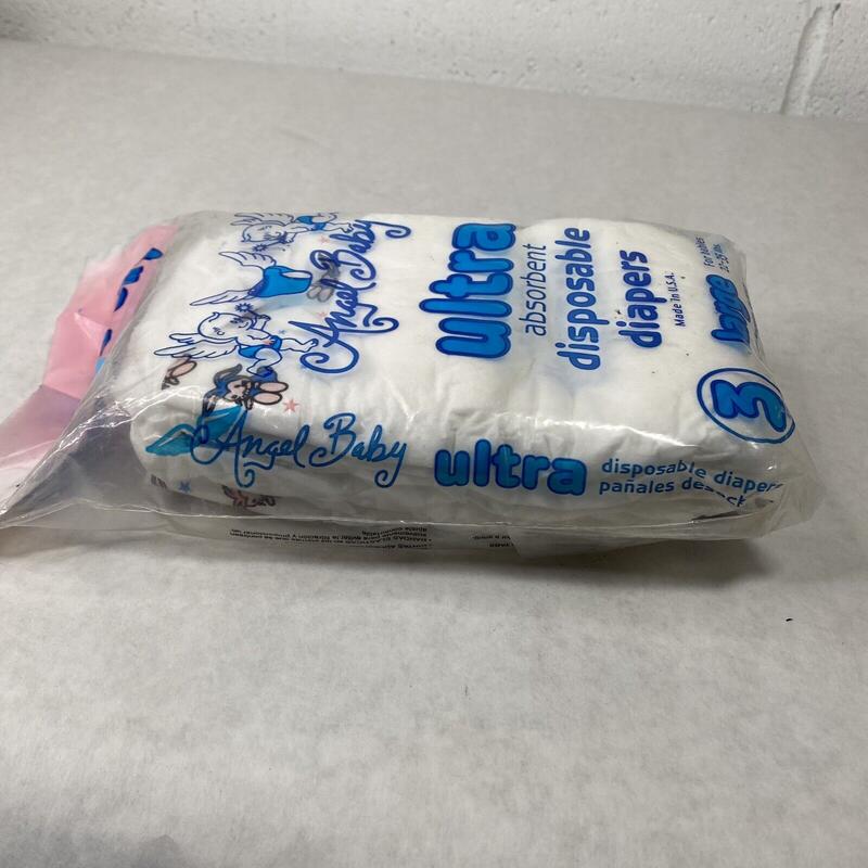 Angel Baby Ultra Absorbent Disposable Diapers - No5 - L (for babies 22-35lbs) - 3pcs - 1

