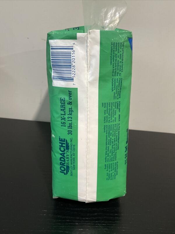 Jordache Baby's Plastic Disposable Nappies - No6 - Extra Large - fits babies from 14kg and over - 30lbs and more - 16pcs - 53
