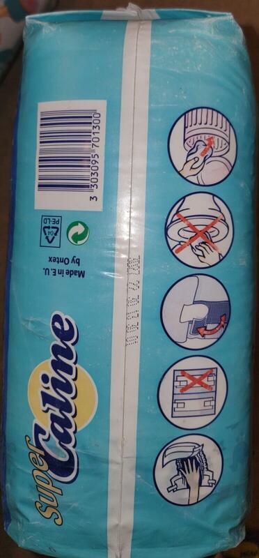 Super Caline Plastic Backed Disposable Nappies - No5 - Junior - 11-26kg - 24-55lbs - 26pcs - 11
