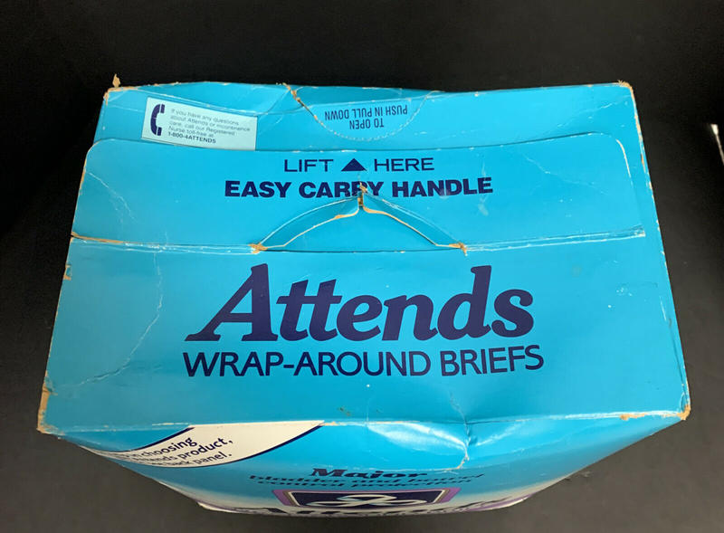 Ultra Attends Plus Wrap-Around Disposable Briefs - Maximum Absorbency - Medium (fits 32'' to 44'' hips) - 8pcs - 17
