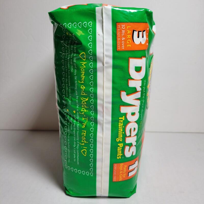 Drypers Disposable Training Pants w/ Baking Soda - Unisex - No3 - L - for boys and girls from 15kg (32lbs) and over - 11pcs - 2
