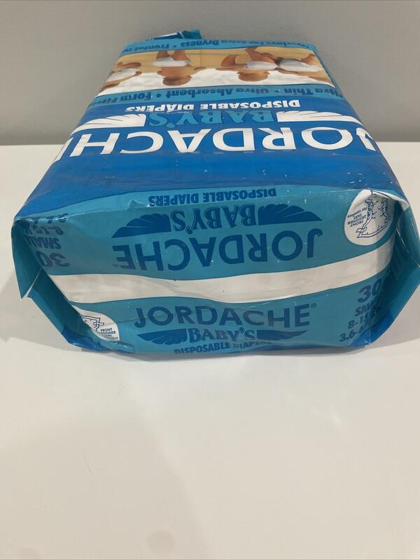 Jordache Baby's Plastic Disposable Nappies - No2 - Small - 3-6kg - 8-15lbs - 30pcs - 95
