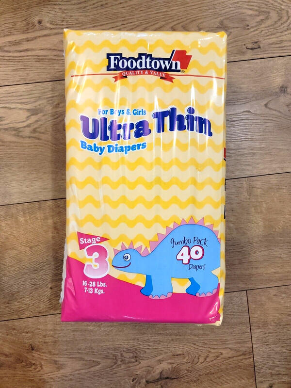 Foodtown Ultra Thins - Unisex - Stage 3 - Midi - 7-13kg - 16-28lbs - 40pcs - 1

