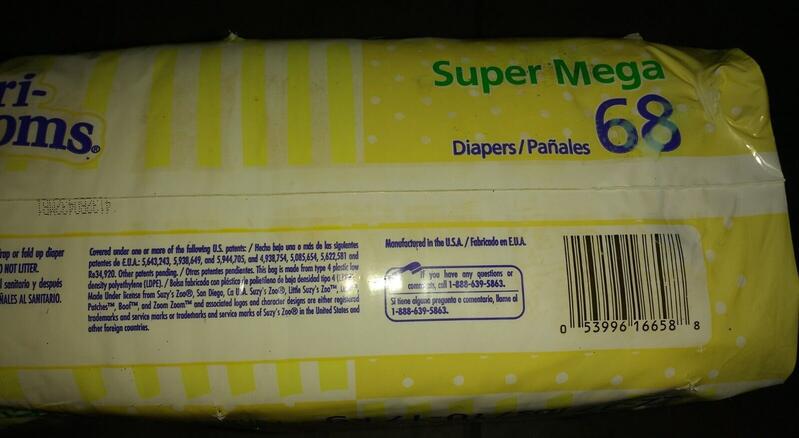 Dry-Bottoms Little Suzy's Zoo Disposable Nappies - No4 - XL - 10-17kg - 22-37lbs - 68pcs - 6
