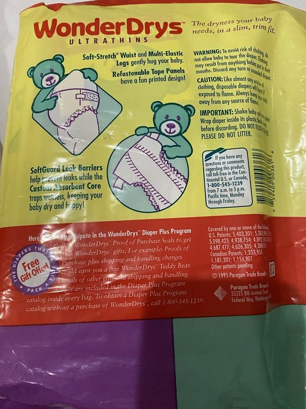 WonderDrys Disposable Nappies - Unisex - No5 - Large - 10-16kg - 22-35lbs - 20pcs - 5
