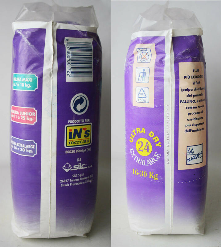 Pallino Plastic Open Disposable Baby Nappies - No6 - XL - 16-30kg -35-66lbs -24pcs - 5

