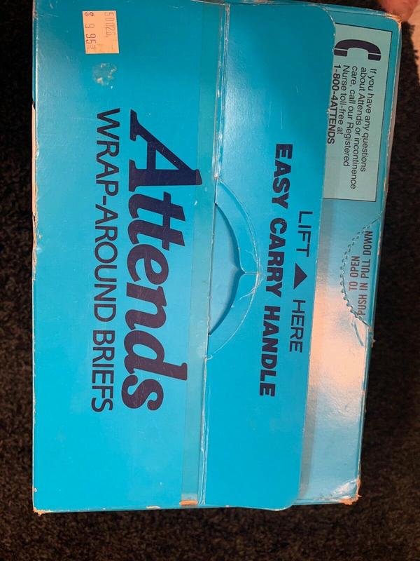 Ultra Attends Plus Wrap-Around Disposable Briefs - Maximum Absorbency - Medium (fits 32'' to 44'' hips) - 10pcs - 17
