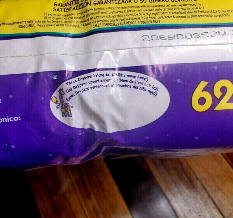 Drypers Smart Moms - Value Pack - No1 - Mini - 4-6kg - 8-14lbs - 62pcs - 6
