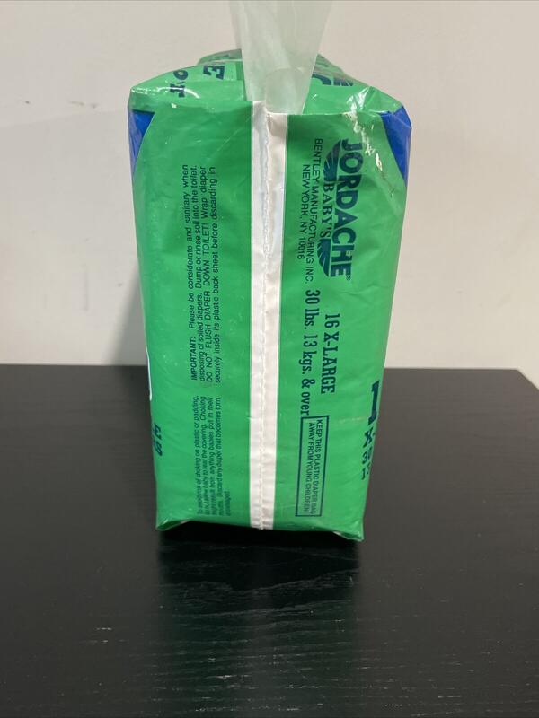 Jordache Baby's Plastic Disposable Nappies - No6 - Extra Large - fits babies from 14kg and over - 30lbs and more - 16pcs - 55
