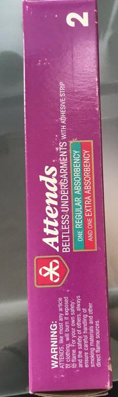 Attends Beltless Undergarments - Trial Pack - Regular & Super Absorbency - 2pcs - 8
