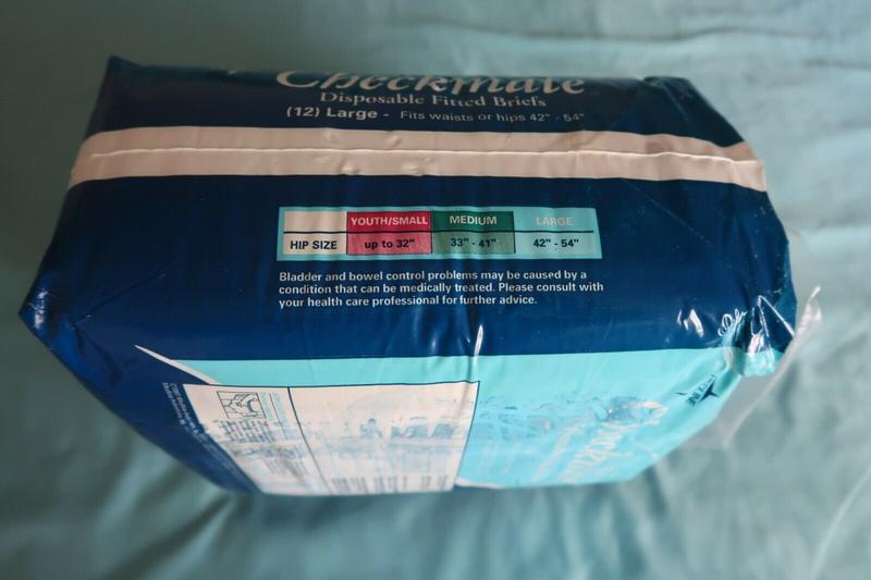 Medline Checkmate Disposable Fitted Adult Briefs - No3 - Large (fits waists or hips 42'' to 54'') - 12pcs - 6
