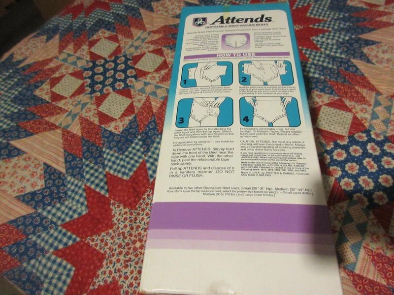 Ultra Attends Plus Wrap-Around Disposable Briefs - Maximum Absorbency - Large (fits 45'' to 58'' hips) - 10pcs - 15
